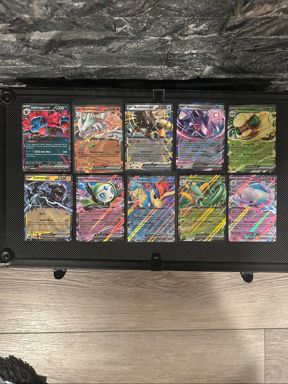 Pokemon TCG Holo EX Card lot 10 Cards from Black Bolt and White Flare Sets M/NM